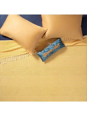 TeknoKapsül Baklan Sarı Kıng Sıze Tencel Pike