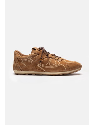 Vaneda 1445 Sneaker Kadın Süet Ayakkabı Tarçın