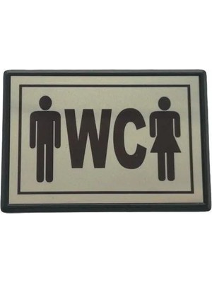 TeknoKapsül Cemax Yönlendirme Büyük Wc Bay Bayan 13X8,5 cm