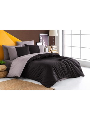 TeknoKapsül Kingsize Poplin Nev Diamond Siyah Antrasit