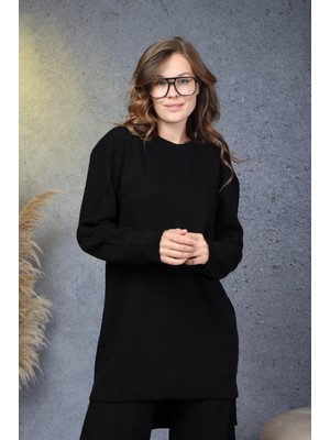 Rd Misstanbul Collection Zigzag Desen Ikili Triko Takım