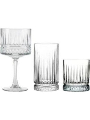 TeknoKapsül Paşabahçe Elysıa 18 Parça Meşrubat Kadeh Bardağı Set FMA471733 FMA005294 955