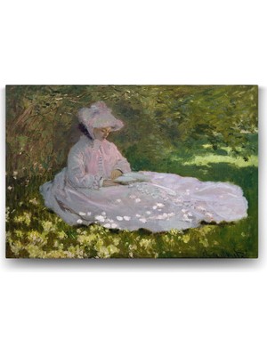 TeknoKapsül Claude Monet - Springtime Tablosu - 125X80CM