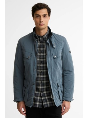Barbour International B.ıntl 90TH Anniversary Duke Casual Ceket GY71 Dark Slate