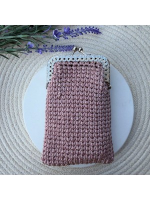 Nes Design Pembe Simli Cüzdan