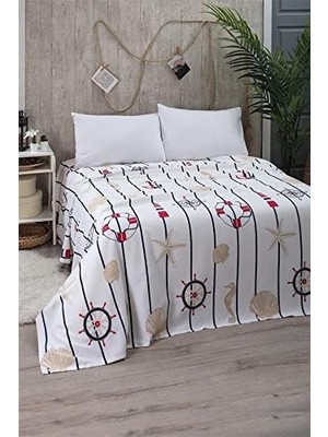 TeknoKapsül Marine Çift Kişilik Pike Yatak Örtüsü 200 x 230