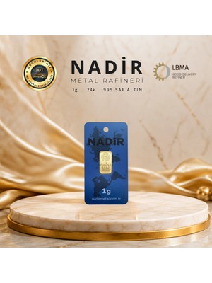 Nadir Gold 5 Adet 1 gr 24 Ayar Altın (995)