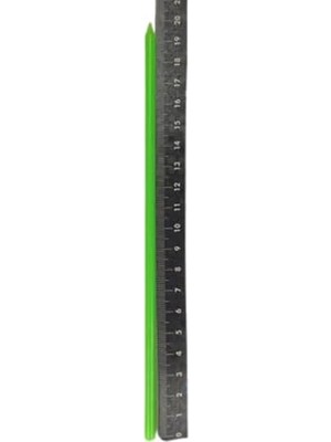 TeknoKapsül Fosforlu Yeşil Çubuk Mum 20 cm 6 Adet