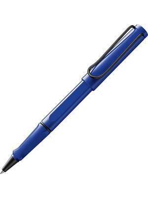 Lamy Safari Roller Kalem Metal Siyah Klips Mavi