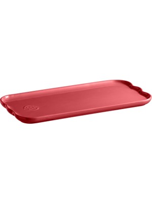 TeknoKapsül Emile Henry Madeleine Servis Tabağı 2 x 15 x 31,5 cm Pembe