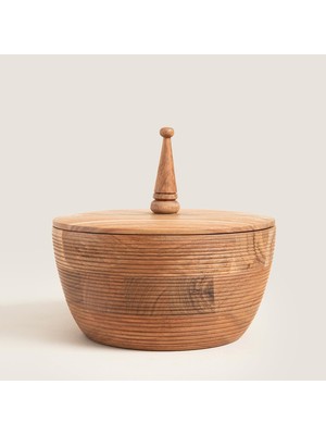 TeknoKapsül Femı Dekoratif Kutu 22X22X21 cm Natural