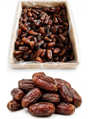 Hazar Gıda %100 Doğal For Export 5 kg Taze ve Lezzetli Seçkin Hurma Özel Kutu