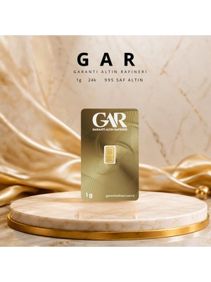 Garanti Altın Rafineri 1 Adet 1 gr 24 Ayar Altın (995)