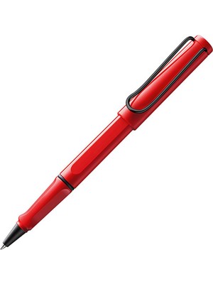 Lamy Safari Roller Kalem Metal Siyah Klips Kirmizi