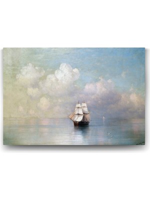 TeknoKapsül Ivan Ayvazovski - Calm Seas Tablosu - 125X80CM