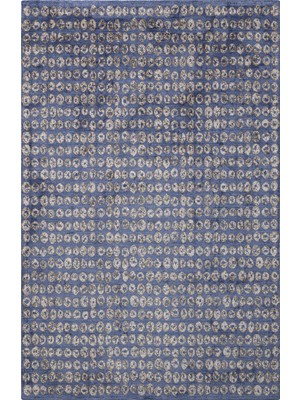 TeknoKapsül 3s Lacivert Modern Modern Geometrik Etnik Eskitme Desenli Boho Oturma Odası Salon Yolluk Koridor Mutfak Halısı