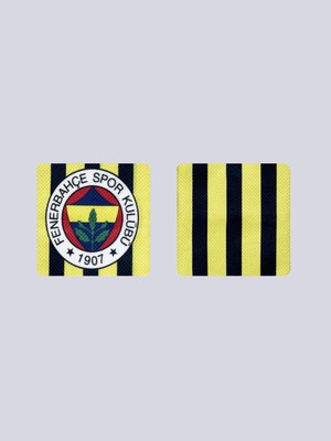 Fenerbahçe Sarı Lacivert Çubuklu Baskı Unisex Bileklik