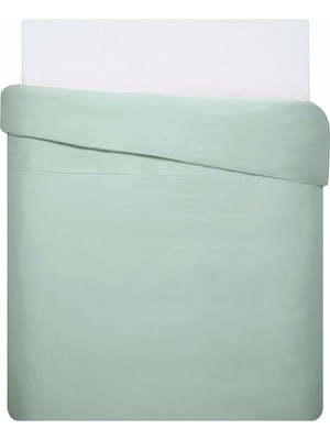 TeknoKapsül Linens Mix&match Pamuk Saten Çift Kişilik Nevresim Kılıfı Yeşil