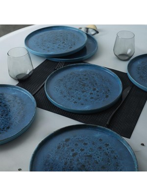 TeknoKapsül Keramika Ocean Vista Skackable Servis Tabağı 27 cm 6 Adet 21777