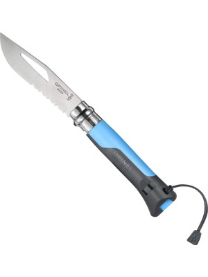 TeknoKapsül Opinel Inox 8 No Paslanmaz Çelik Çakı, Mavi