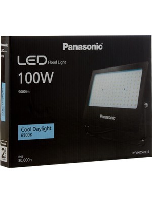TeknoKapsül Panasonıc LED Projektör, Beyaz Işık 100W 9000LM 6500K