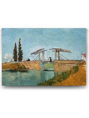 TeknoKapsül Vincent Van Gogh - Arles Köprüsü Tablosu - 125X80CM