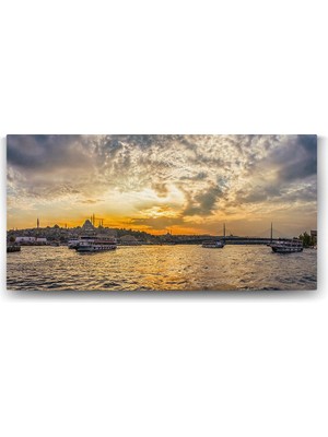 TeknoKapsül Istanbul Köprüsü Manzara Tablosu - 120X60CM