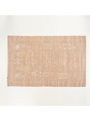 TeknoKapsül Jaıpur Pembe Pamuk Kilim 120X180 cm