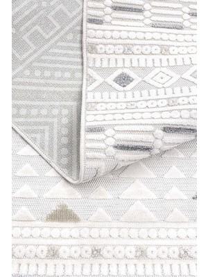 TeknoKapsül Sand Krem Gri Halı 65550A 196 x 290