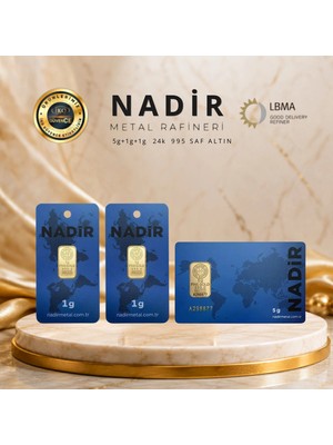 Nadir Gold 7 gr 24 Ayar Altın (995)