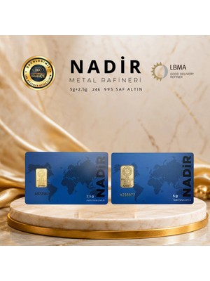 Nadir Gold 7.5 gr 24 Ayar Altın (995)