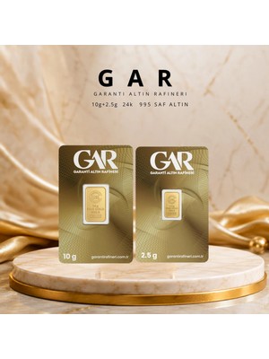 Garanti Altın Rafineri 12.5 gr 24 Ayar Altın (995)