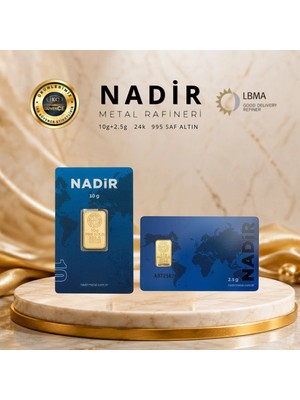 Nadir Gold 12.5 gr 24 Ayar Altın (995)