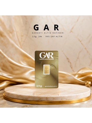 Gar 1 Adet 2.5 gr 24 Ayar Altın (995)