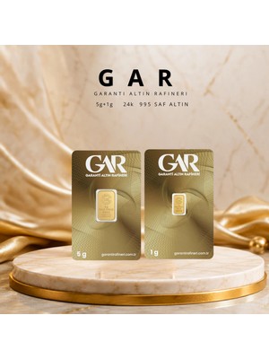 Garanti Altın Rafineri 6 gr 24 Ayar Altın (995)