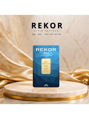 Rekor 1 Adet 20 gr 24 Ayar Altın (995)