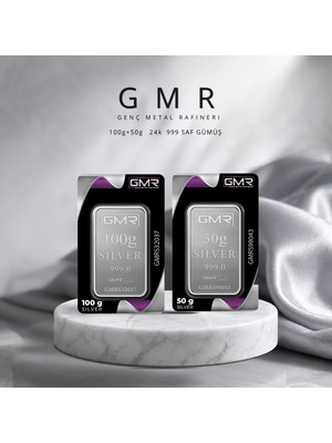 GMR 150 gr Külçe Gümüş ( 999 ) Ayar