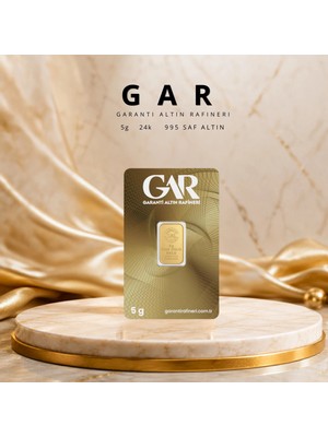 Gar 2 Adet 5 gr 24 Ayar Altın (995)