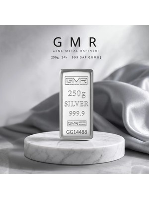 GMR 2 Adet 250 gr Külçe Gümüş ( 999 ) Ayar
