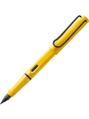 Lamy Safari Dolma Kalem Metal Siyah Klips M Uc Sari