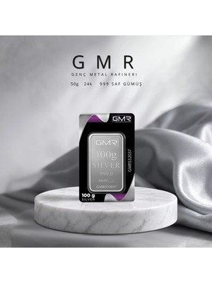 GMR 100 gr Külçe Gümüş ( 999 ) Ayar