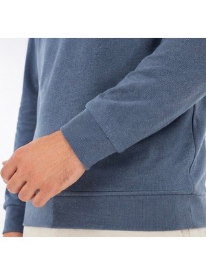 Lacoste  Fermuar Yaka  Regular Fit Indigo Sweatshırt