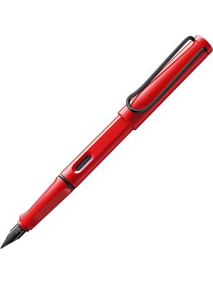 Lamy Safari Dolma Kalem Metal Siyah Klips M Uc Kirmizi