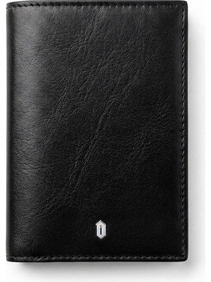 Wiwu Royal Passport Wallet Android ve Ios Cihazlar Için Rfıd Özellikli Pu Deri Cüzdan Siyah