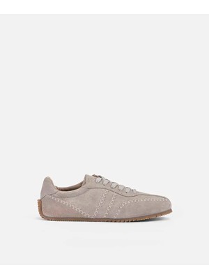 İpekyol %100 Deri Süet Üst Dikişli Sneaker IW6260062005030