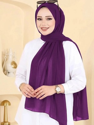 Asia Collection Düz Şifon Şal