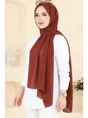 Asia Collection Düz Şifon Şal