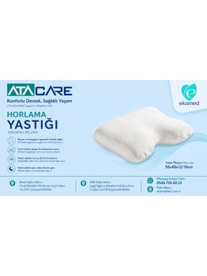 Atacare Horlama Azaltıcı Yastık