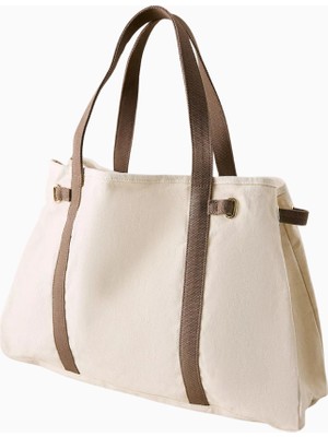 Anthropologie By Anthropologie Salaş Pamuklu Kanvas Tote Çanta