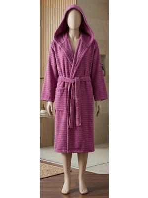 Biçomi Bicomi Ultra Emici & Hızlı Kuruyan %100 Soft Pamuk Kapüşonlu Unisex Lüks Banyo Bornozu"